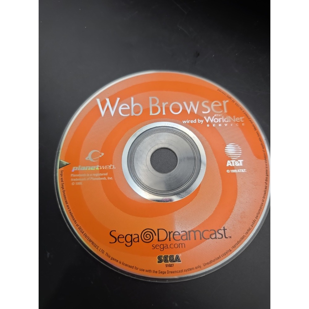 SEGA Dreamcast Web Browser (Sega Dreamcast, 1999)